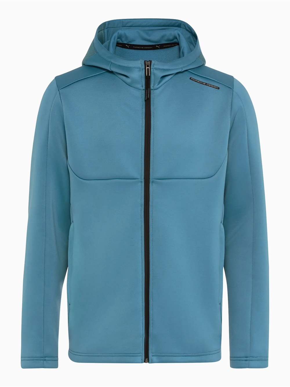 Men's Teal Hooded Zip Jacket - Porsche Design
